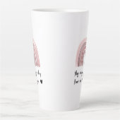 Dit is een hoefje van mij naar jou. latte mok (Voorkant)