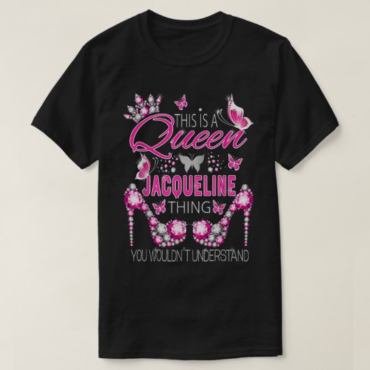 Dit is een Jacqueline-gepersonaliseerde naam T-shirt (Design voorkant)