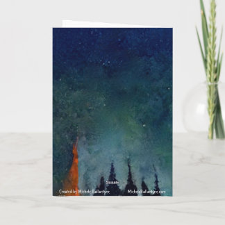 Dit is een kerstkaart voor een jonge jongen. kaart