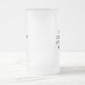 DIT IS EEN KOUDE GLAS VAN SCHUW DIE DE HULP OP... MATGLAS BIERPUL (Center)