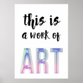 Dit is een kunstwerk poster (Voorkant)
