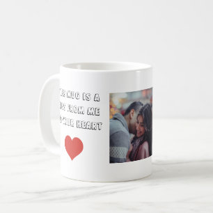 Dit is een kus van mij aan je vrouw koffiemok