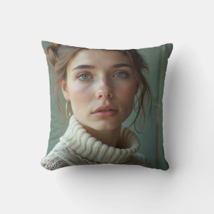 Dit is een kussen kussen voor een mooie vrouw.
