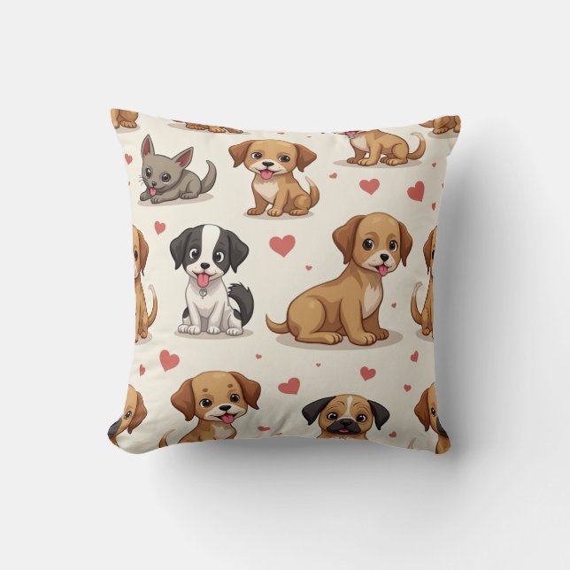 Dit is een kussenkussen voor honden. kussen (Voorkant)
