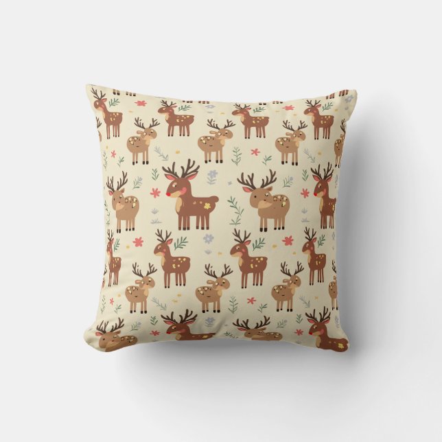 Dit is een kussenkussen voor rudolph. kussen (Voorkant)
