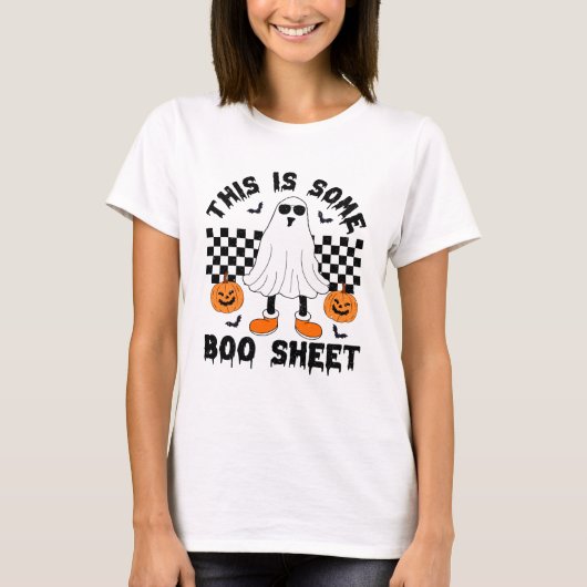 Dit is een laken coole geest grappige halloween t-shirt (Voorkant)