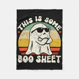 Dit is een laken coole spook leuk Halloween Co Fleece Deken