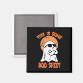 Dit is een laken Halloween Cool Ghost Fun Magneet (Voorkant / Achterkant)