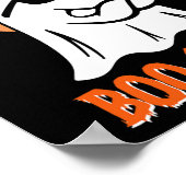 Dit is een laken Halloween Cool Ghost Fun Poster (Hoek)