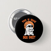 Dit is een laken Halloween Cool Ghost Fun Ronde Button 5,7 Cm (Voorkant /achterkant)