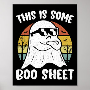 Dit is een laken Halloween Ghost Fun Gift Me Poster