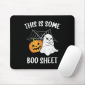 Dit is een laken Halloween Ghost Fun Gift Muismat (Met muis)