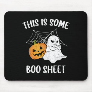 Dit is een laken Halloween Ghost Fun Gift Muismat