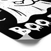 Dit is een laken Halloween Ghost Funny Gift Poster (Hoek)