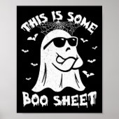 Dit is een laken Halloween Ghost Funny Gift Poster (Voorkant)