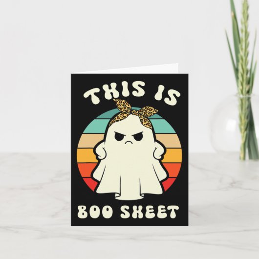 Dit is een lazy fun Halloween kostuum Kaart (Voorkant)