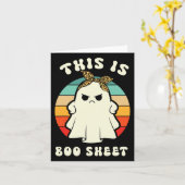 Dit is een lazy fun Halloween kostuum Kaart (Gele Bloem)