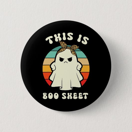 Dit is een lazy fun Halloween kostuum Ronde Button 5,7 Cm (Voorkant)