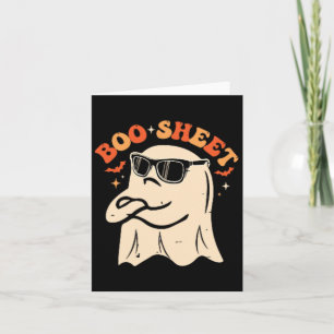 Dit is een leuk boekenvel Halloween spook voor man Kaart