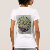 Dit is een Love Crossword Design T-shirt voor dame (Achterkant)