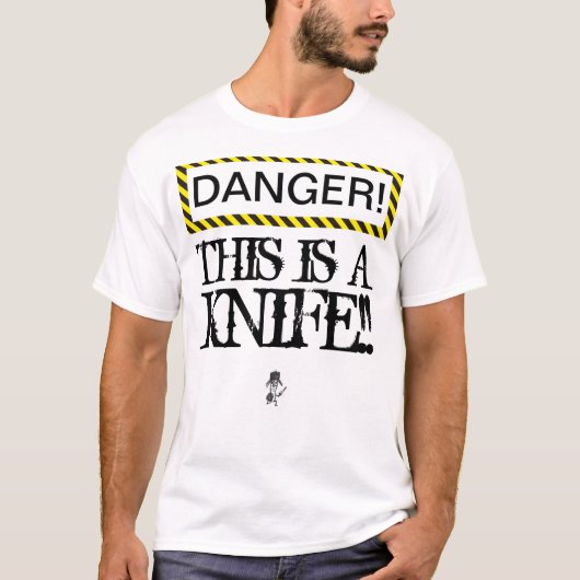 Dit is een mes. T-shirt (Voorkant)