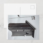 dit is een mooie winter buiten het briefkaart . (Voorkant / Achterkant)