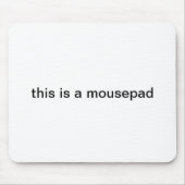 " dit is een mousepad " mousepad muismat (Voorkant)