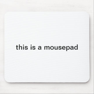 " dit is een mousepad " mousepad muismat