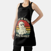 Dit is een of ander boekbandretro Halloween kostuu Schort (Insitu)