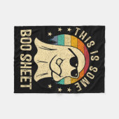 Dit is een of andere boekenblad Halloween Ghost Fu Fleece Deken (Voorkant (Horizontaal))