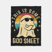 Dit is een of andere boekenblad Halloween Ghost Fu Fleece Deken (Voorkant)