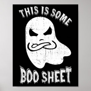 Dit is een of andere boekenblad Halloween Ghost Fu Poster
