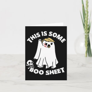 Dit is een of andere boekenghost Funny Trump Hallo Kaart