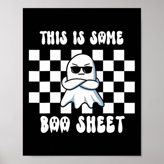 Dit is een of andere Boo Sheet Halloween Poster (Voorkant)