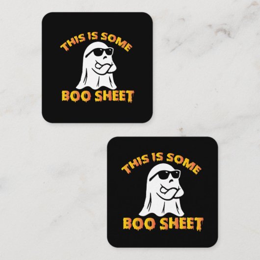 Dit is een of andere botweefsel vierkante visitekaartje (Voorkant / Achterkant)