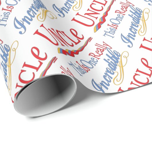 Dit is een ongelooflijk oomcadeau cadeaupapier (Rol Hoek)