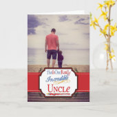 Dit is een ongelooflijk oomcadeau kaart (Gele Bloem)