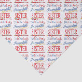 Dit is een ongelooflijk zustergeschenk tissuepapier (Detail)