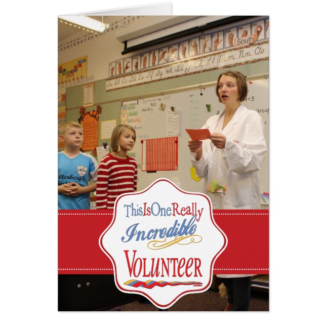 Dit is een ongelooflijke vrijwilligerscadeau (Voorkant)