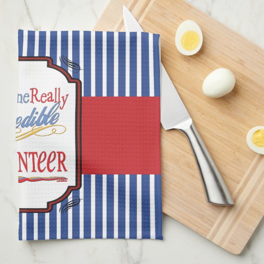 Dit is een ongelooflijke vrijwilligerscadeau theedoek (Quarter Fold)