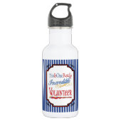 Dit is een ongelooflijke vrijwilligerscadeau waterfles  (Voorkant)