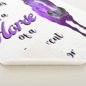 Dit is een paard van een ander kleurenPaars Sherpa Deken (3/4)