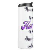 Dit is een paard van een ander kleurenPaars Thermosbeker (Gedraaid links)