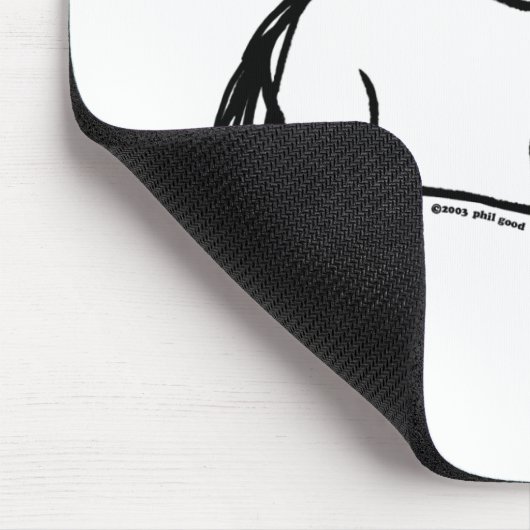 dit is een paardenmousepad muismat (Hoek)