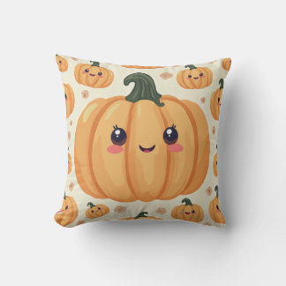 Dit is een pompoen kussen. kussen
