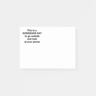 Dit is een prachtige dag post-it® notes