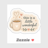 Dit is een Prachtige Sticker – Cozy Coffee A (Vel)