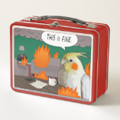 Dit is een prima thema Funny Cockatiel Chaotic Hom (Voorkant)