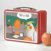 Dit is een prima thema Funny Cockatiel Chaotic Hom (In situ)