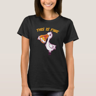 Dit is een prima vogeldier Pelican T-shirt